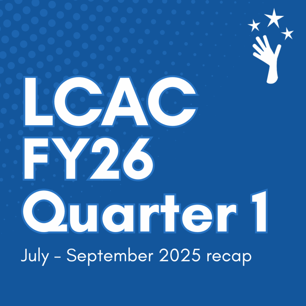 LCAC FY26 Quarter 1 (July-September 2025)